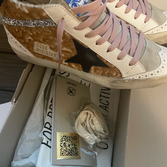 Golden Goose Giraffe Print Midstars - Picture 3 of 9